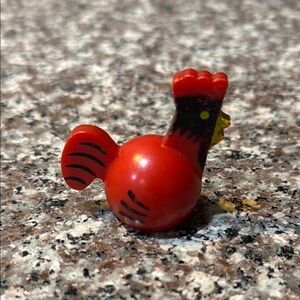 Vintage fisher prize little people red rooster to farm set